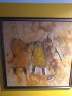 Afrikaans Schilderij - Figuren, Ophalen