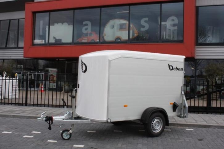 Gesloten aanhangwagen DeBon uit voorraad leverbaar, Auto diversen, Aanhangers en Bagagewagens, Nieuw, Ophalen