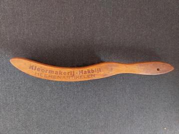 Antieke Kledingborstel Kleermakerij Hakbijl Vlaardingen beschikbaar voor biedingen