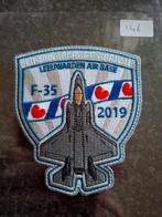Patch Leeuwarden AB F-35 Eerste Vliegtuig Aankomst 2019, Verzamelen, Ophalen of Verzenden, Nieuw, Patch, Badge of Embleem