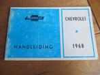NL instructieboek Chevrolet Caprice, Bel Air, Impala 1968, Ophalen of Verzenden