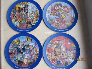 NIEUW 11 x Jan Linders BORDJES ontbijtbordjes Carnaval 2023 beschikbaar voor biedingen
