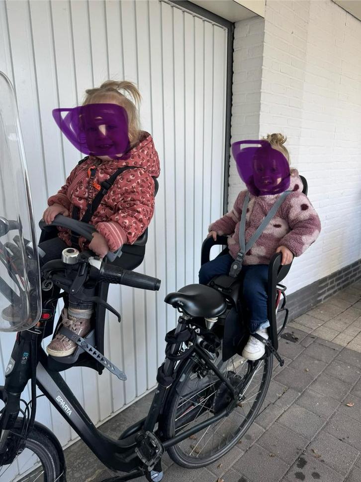 Polisport Bilby voorop fietsstoel + windscherm, Fietsen en Brommers, Fietsaccessoires | Fietsstoeltjes, Zo goed als nieuw, Voorzitje