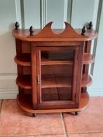 brocante wandvitrinekastje - showkastje - vitrinekastje, Antiek en Kunst, Ophalen of Verzenden