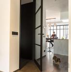 Industriële staal look houten kamerhoge binnendeur stomp, Doe-het-zelf en Verbouw, Niet ingevuld, 80 tot 100 cm, 215 cm of meer