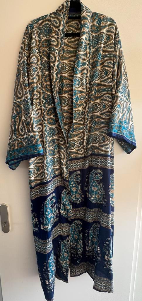 Boho Kimono batik 70% zijde., Kleding | Dames, Huispakken, Zo goed als nieuw, Ophalen of Verzenden