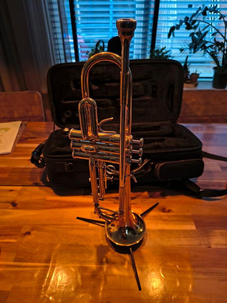 Trompet Jupiter JTR-606MR-ST, Muziek en Instrumenten, Blaasinstrumenten | Trompetten, Gebruikt, Bes-trompet, Ophalen