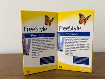 2 X 50 Abbott FreeStyle Precision Bloedsuiker Teststrips  beschikbaar voor biedingen