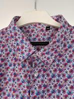 G223 Kompressor: mt. L=52/54 overhemd blouse bloemen, Halswijdte 41/42 (L), Ophalen of Verzenden, Kompressor, Roze