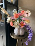 Echt een plaatje Zijden bloemen in Toetervaas Set, Ophalen of Verzenden, Nieuw