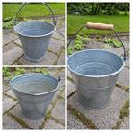 3 Mooie zinken emmers. Diverse maten., Ophalen, Minder dan 30 cm, Minder dan 60 cm, Rond