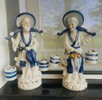 Prachtig Chinees porseleinen visserskoppel Vintage, Antiek en Kunst, Ophalen of Verzenden