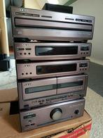Akai Rigid Construction Mini System 770 + Audiolab boxen, Ophalen, Zo goed als nieuw, Cassettedeck, Akai