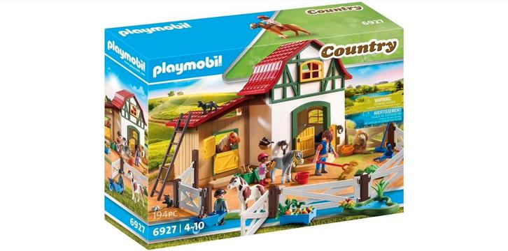 Ponypark (6927), Kinderen en Baby's, Speelgoed | Playmobil, Zo goed als nieuw, Complete set, Ophalen
