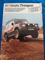 folder Isuzu Trooper - ca 1985 - NL, Ophalen of Verzenden, Zo goed als nieuw, Overige merken, Isuzu