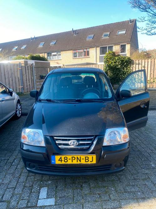 Hyundai Atos 1.1 2004 Zwart, Auto's, Hyundai, Particulier, Atos, Benzine, C, Hatchback, Handgeschakeld, Origineel Nederlands, Zwart