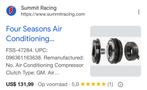 Chevrolet airco pomp koppeling Four Season 47284, Ophalen of Verzenden, Nieuw, Amerikaanse onderdelen