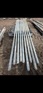 Verkeersbordpalen flespalen 8+1stuks, Ophalen, Gebruikt, IJzer