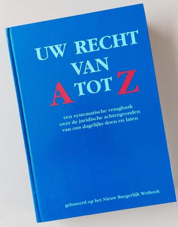 Uw Recht van A tot Z-gebonden handboek over juridische zaken beschikbaar voor biedingen