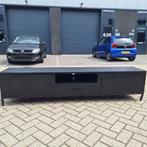 Livingfurn - TV Meubel York 200cm - Zwart, Ophalen, Iajab, Gebruikt, Metaal