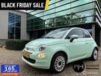 Fiat 500 1.2 Lounge Cabrio Airco Nieuwe model apk tot 2027!, Gebruikt, 4 cilinders, Cabriolet, 4 stoelen