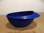 Blauwe Tupperware mengkom, Ophalen of Verzenden, Gebruikt, Blauw, Bak of Kom