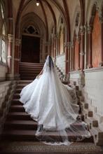 Sima couture bruidsjurk, Kleding | Dames, Ophalen of Verzenden, Zo goed als nieuw, Wit, Trouwjurk