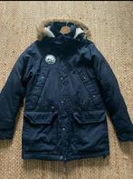 Pull&Bear coat, Kleding | Heren, Jassen | Winter, Ophalen of Verzenden, Zo goed als nieuw, Blauw