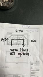 Halfslag trap 2920 hoog dicht, Doe-het-zelf en Verbouw, Ophalen of Verzenden, Nieuw, Trap, 2 tot 4 meter
