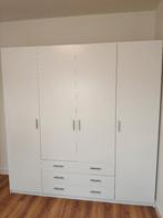 Witte kledingkast B196cm x H200cm x D50cm, Huis en Inrichting, Ophalen, 150 tot 200 cm, Zo goed als nieuw, 150 tot 200 cm