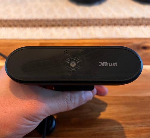 Trust Tyro Full HD 1080P Webcam for PC with Microphone, Plug, Computers en Software, Webcams, Zo goed als nieuw, Bedraad, ChromeOS