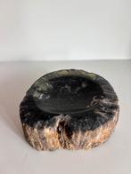 Schaaltje  versteend hout, Ophalen of Verzenden, Zo goed als nieuw, Rond, Hout