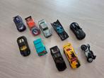 Hot wheels Set van 9 auto's en 1 Motor, nieuwstaat, Hobby en Vrije tijd, Modelbouw | Auto's en Voertuigen, 1:50 of kleiner, Auto