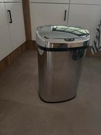 RVS Afvalemmer met Sensor - Hygiënisch en Praktisch!, Met pedaal, 50 tot 75 cm, Ophalen of Verzenden, Rvs