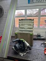 Festool TS 55 EBQ zaag, Doe-het-zelf en Verbouw, Gereedschap | Zaagmachines, Ophalen, Invalzaag, Zo goed als nieuw, 30 tot 70 mm