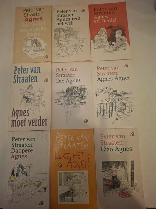 Peter van Straaten - Agnes - 9 zeer leuke pockets !, Boeken, Humor, Zo goed als nieuw, Verhalen, Ophalen of Verzenden