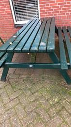 Picknick tafel, Tuin en Terras, Picknicktafels, Ophalen, Zo goed als nieuw, Rechthoekig, Hout