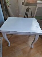 Vintage wit tafeltje, Ophalen, Minder dan 45 cm, Minder dan 55 cm, Gebruikt