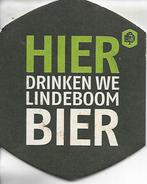 Viltje Lindeboom bier - Hier drinken we, Verzamelen, Biermerken, Ophalen of Verzenden, Zo goed als nieuw, Viltje(s), Overige merken