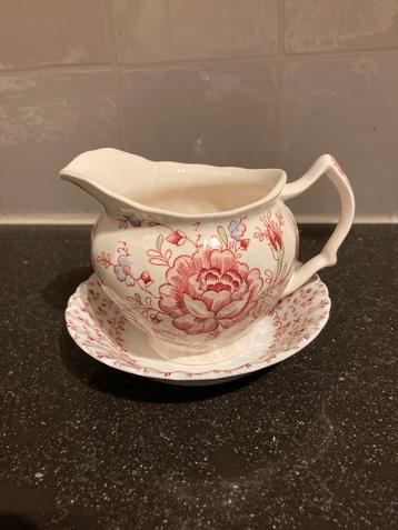 ‘Rose Bouquet’ Engels servies,  Kannetje met Kom beschikbaar voor biedingen