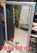 Zware spiegel 70 bij 110, Ophalen of Verzenden, Zo goed als nieuw, Rechthoekig, Minder dan 100 cm