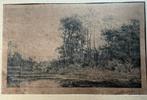 VIJVER IN HET HAAGSE BOS JULIUS VAN DE SANDE BAKHUYZEN, Ophalen of Verzenden