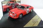 porsche 911t monte carlo 1968 winnaar -vitesse  1/43, Hobby en Vrije tijd, Modelauto's | 1:43, Verzenden, Zo goed als nieuw, Auto