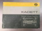 Opel kadett 1985 oldtimer instructieboekje nl uitgave 1985 -, Verzenden