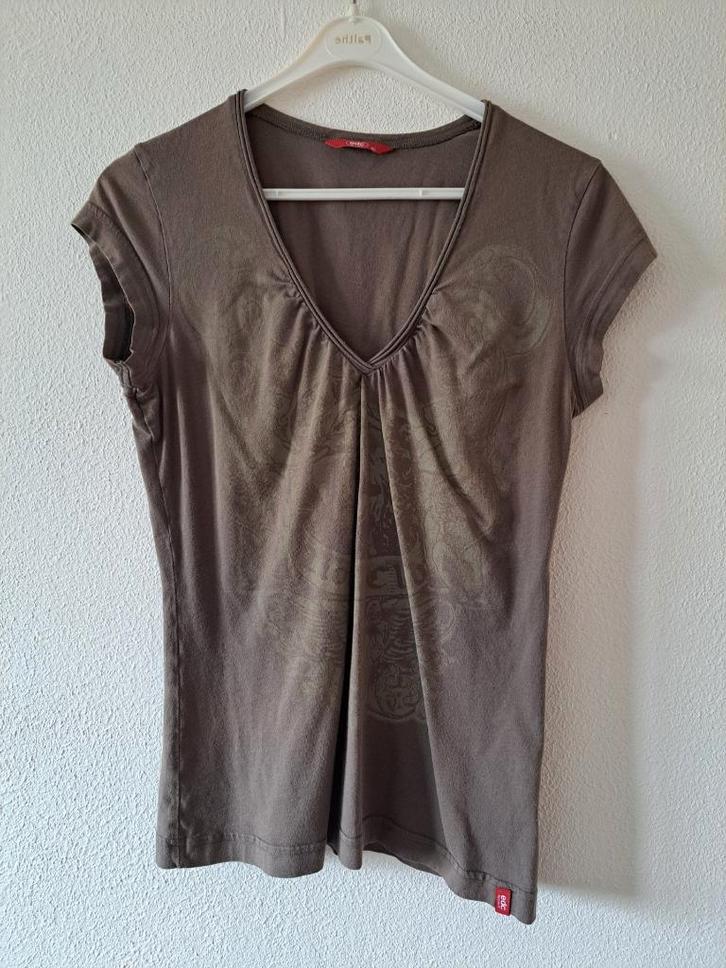 groen EDC t.shirt maat XL, Kleding | Dames, Grote Maten, Zo goed als nieuw, Shirt of Top, Groen, Ophalen of Verzenden