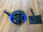 Piranha Xtreme Blauwe Stuur + Pedalen - Playstation 2 (PS2), Ophalen of Verzenden, Gebruikt, Stuur of Pedalen, PlayStation 2