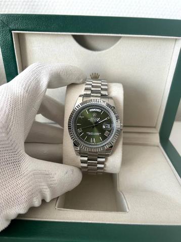 Rolex Daydate Green Dial 40MM automatisch beschikbaar voor biedingen