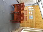 Tuinset meranti hout, Tuin en Terras, Ophalen, 4 zitplaatsen, Gebruikt, Hardhout
