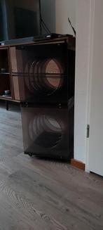 Lp kast, platenspelerkast, vinyl platenkast, platenstandaard, Ophalen, Huis en Inrichting