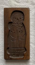 Speculaasplankje met bakvorm bereiken leeftijd “Abraham”., Antiek en Kunst, Ophalen